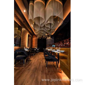 Decorative Gold Metal Mesh Curtain